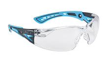 Load image into Gallery viewer, GAFAS BOLLE RUSH+ PC TRANSPARENTE CELESTE
